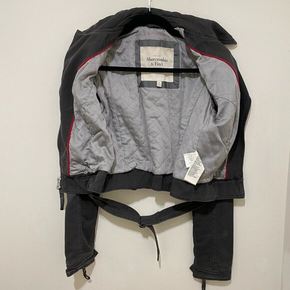 Abercrombie & Fitch Moto Jacket, Size XS - Picture 6 of 16